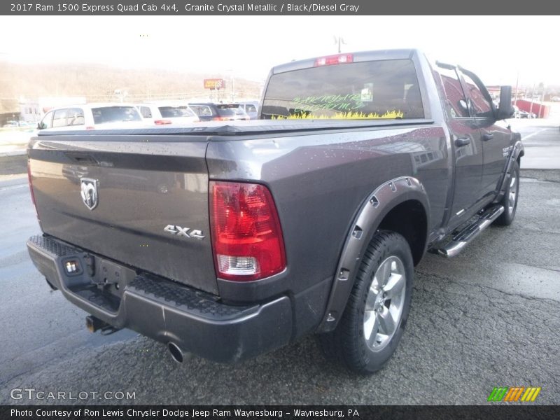 Granite Crystal Metallic / Black/Diesel Gray 2017 Ram 1500 Express Quad Cab 4x4