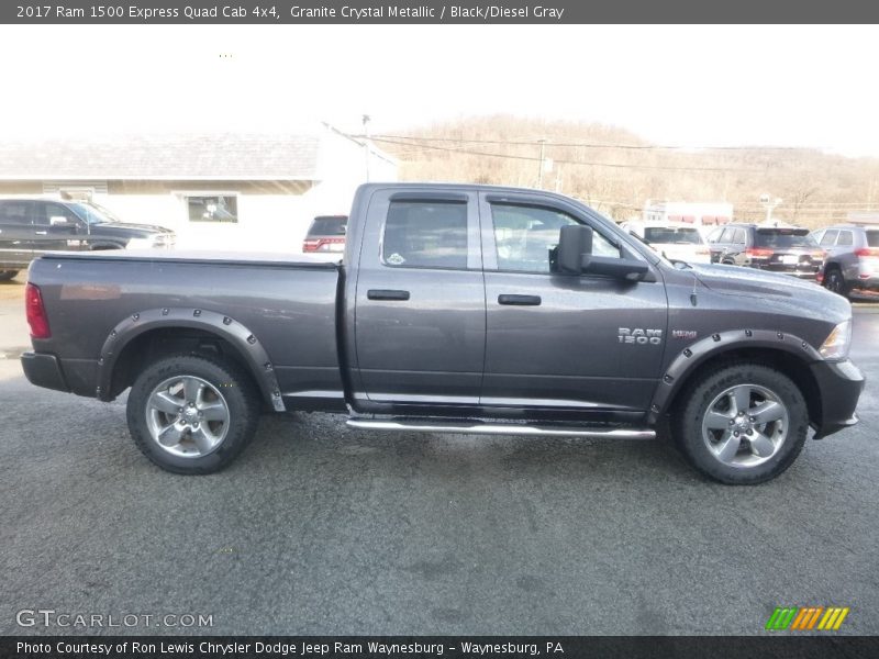 Granite Crystal Metallic / Black/Diesel Gray 2017 Ram 1500 Express Quad Cab 4x4