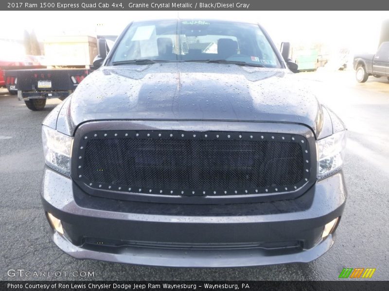 Granite Crystal Metallic / Black/Diesel Gray 2017 Ram 1500 Express Quad Cab 4x4