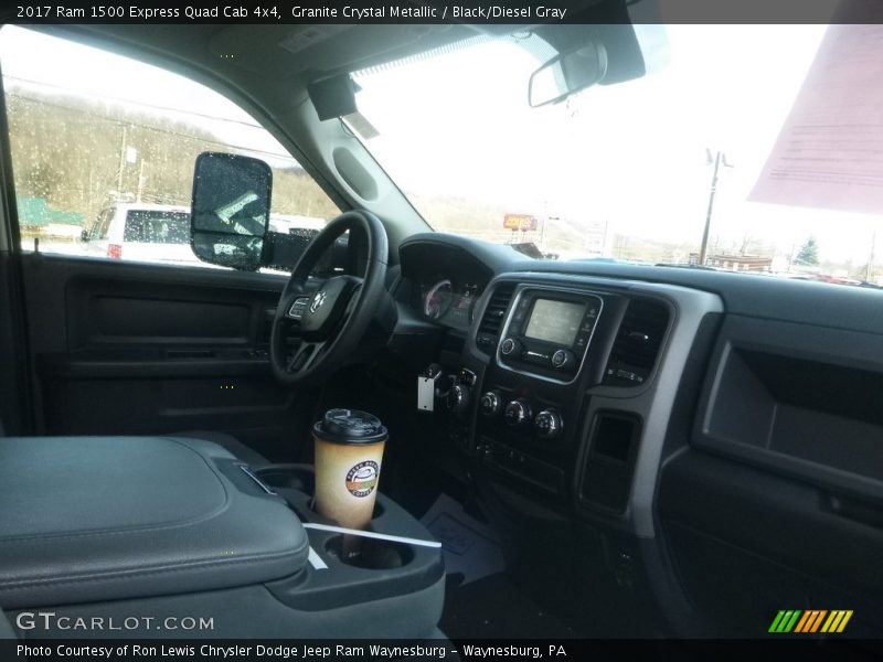 Granite Crystal Metallic / Black/Diesel Gray 2017 Ram 1500 Express Quad Cab 4x4
