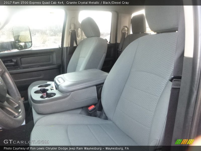 Granite Crystal Metallic / Black/Diesel Gray 2017 Ram 1500 Express Quad Cab 4x4