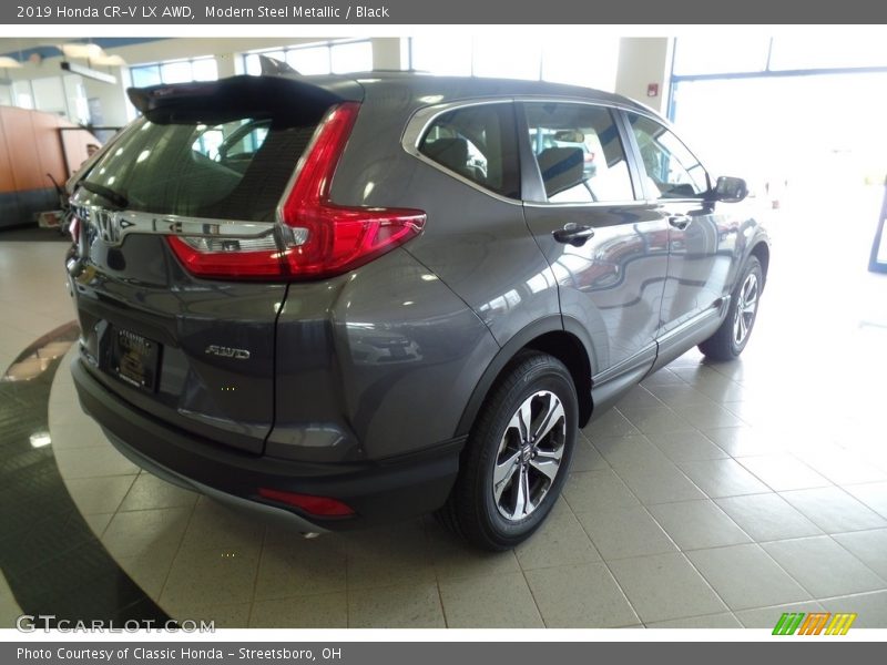 Modern Steel Metallic / Black 2019 Honda CR-V LX AWD