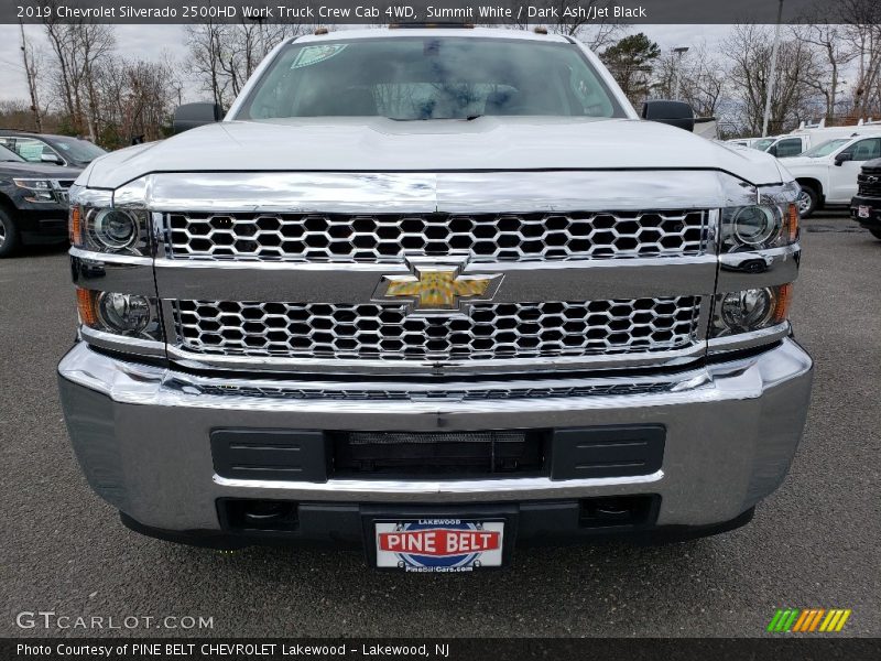 Summit White / Dark Ash/Jet Black 2019 Chevrolet Silverado 2500HD Work Truck Crew Cab 4WD