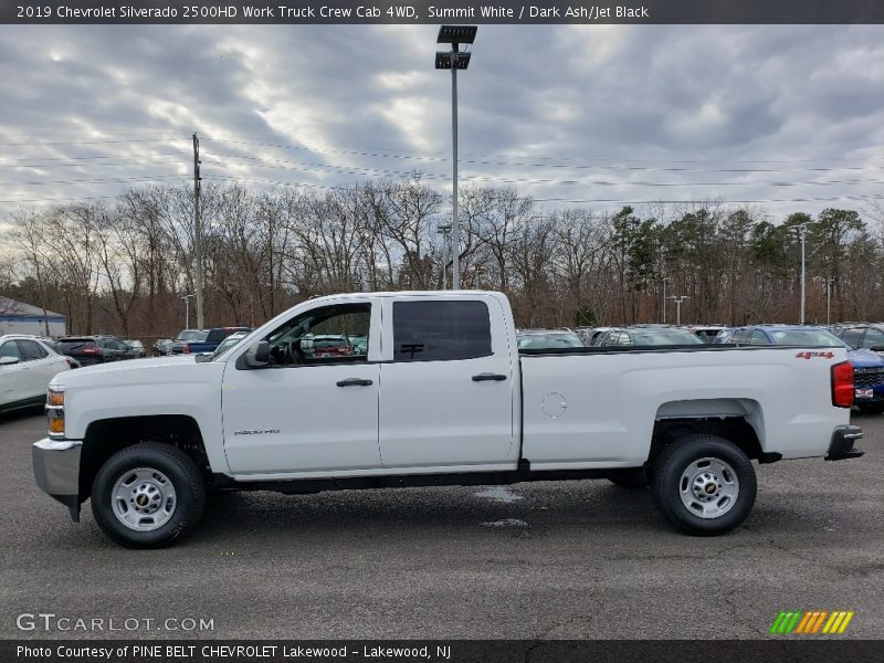 Summit White / Dark Ash/Jet Black 2019 Chevrolet Silverado 2500HD Work Truck Crew Cab 4WD
