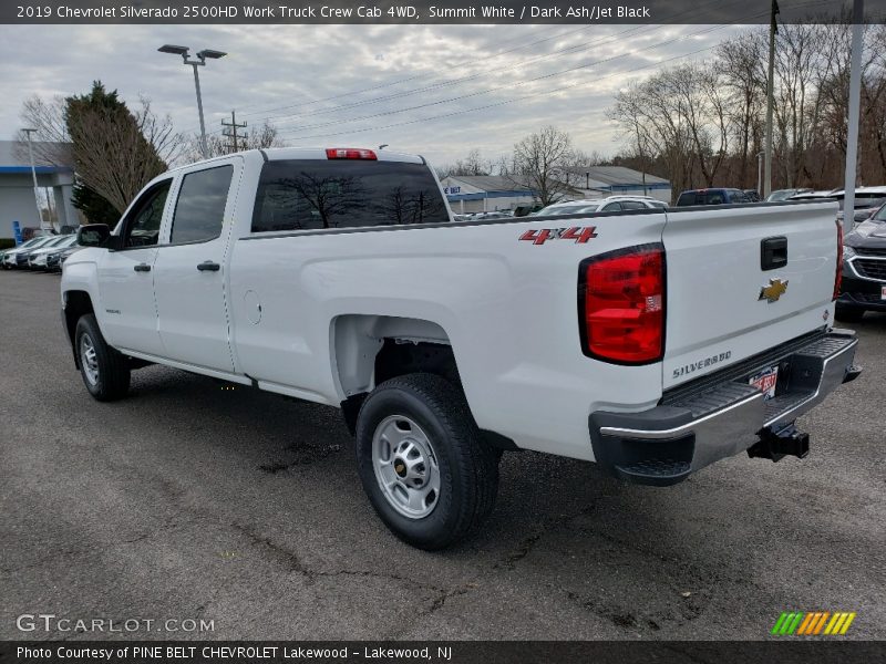 Summit White / Dark Ash/Jet Black 2019 Chevrolet Silverado 2500HD Work Truck Crew Cab 4WD