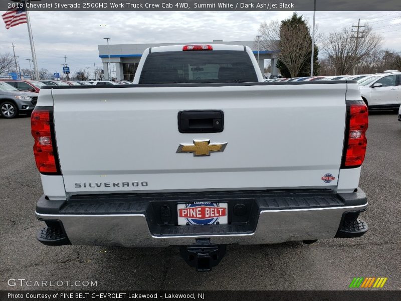 Summit White / Dark Ash/Jet Black 2019 Chevrolet Silverado 2500HD Work Truck Crew Cab 4WD