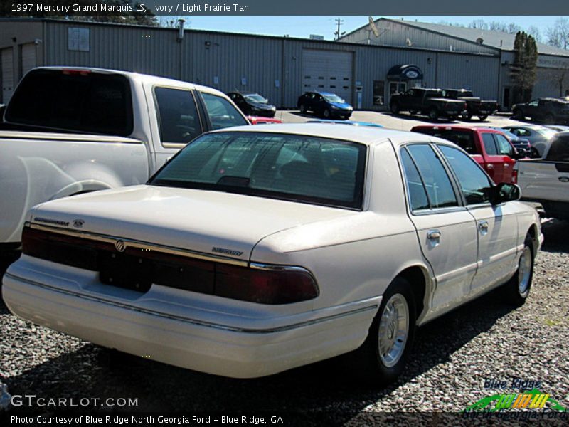 Ivory / Light Prairie Tan 1997 Mercury Grand Marquis LS