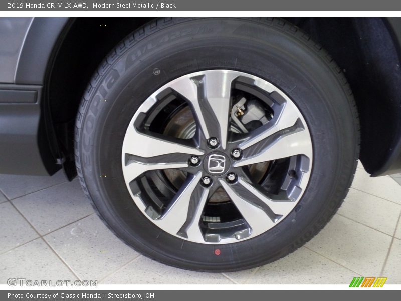 Modern Steel Metallic / Black 2019 Honda CR-V LX AWD