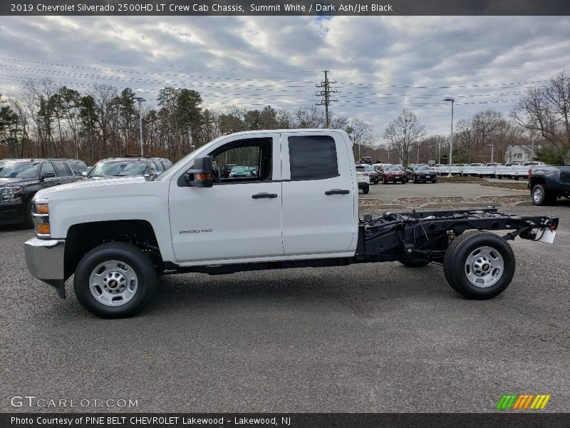 Summit White / Dark Ash/Jet Black 2019 Chevrolet Silverado 2500HD LT Crew Cab Chassis