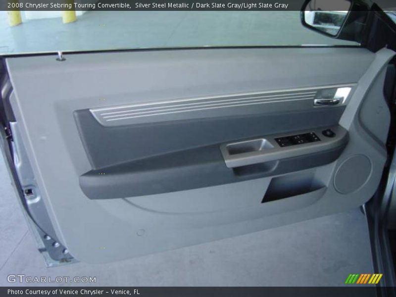 Silver Steel Metallic / Dark Slate Gray/Light Slate Gray 2008 Chrysler Sebring Touring Convertible