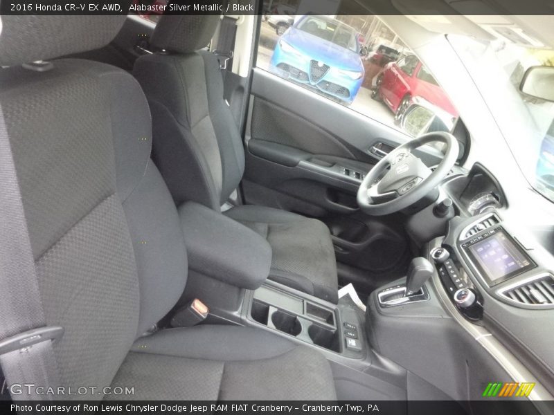Alabaster Silver Metallic / Black 2016 Honda CR-V EX AWD