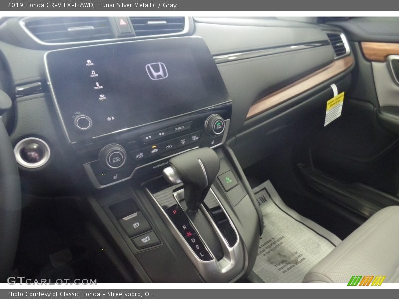 Lunar Silver Metallic / Gray 2019 Honda CR-V EX-L AWD