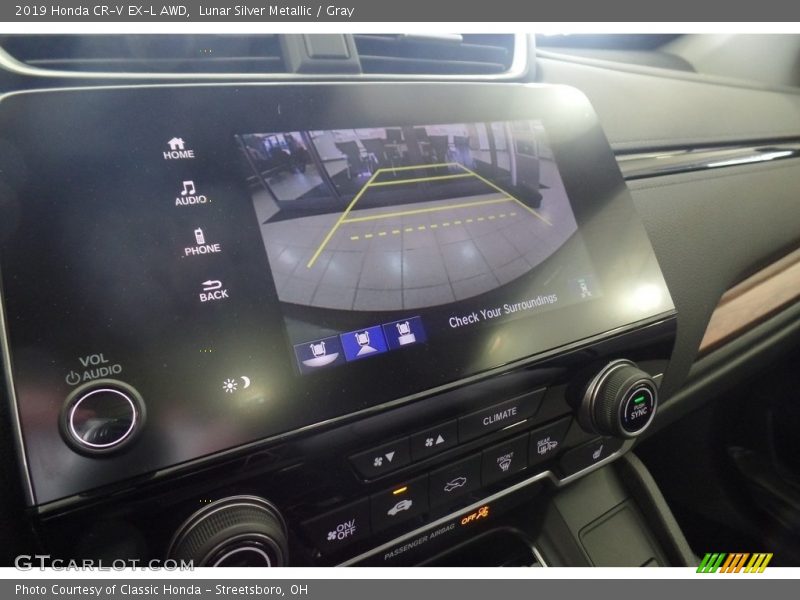 Lunar Silver Metallic / Gray 2019 Honda CR-V EX-L AWD