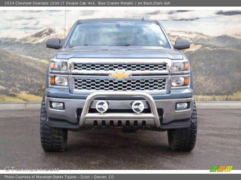 Blue Granite Metallic / Jet Black/Dark Ash 2014 Chevrolet Silverado 1500 LT Double Cab 4x4