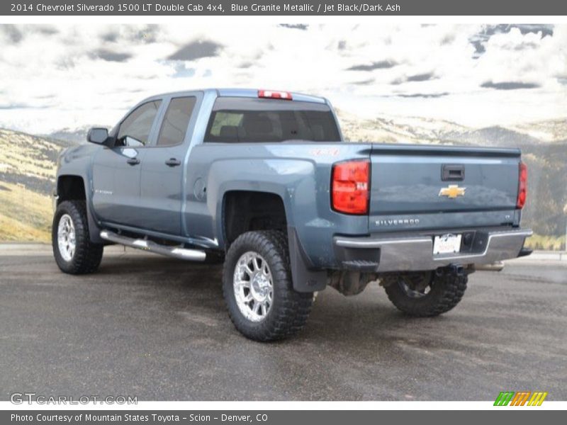 Blue Granite Metallic / Jet Black/Dark Ash 2014 Chevrolet Silverado 1500 LT Double Cab 4x4