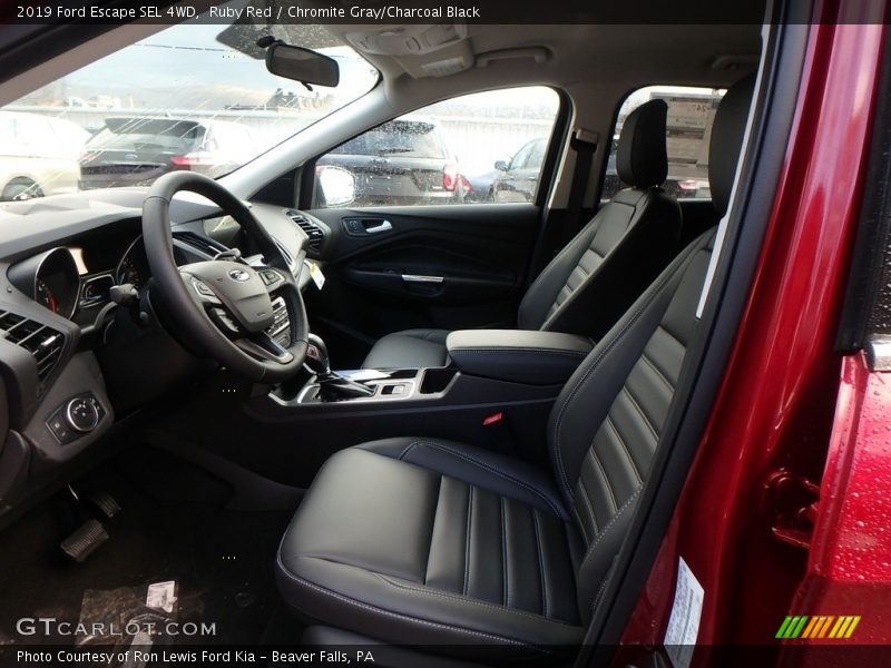 Ruby Red / Chromite Gray/Charcoal Black 2019 Ford Escape SEL 4WD