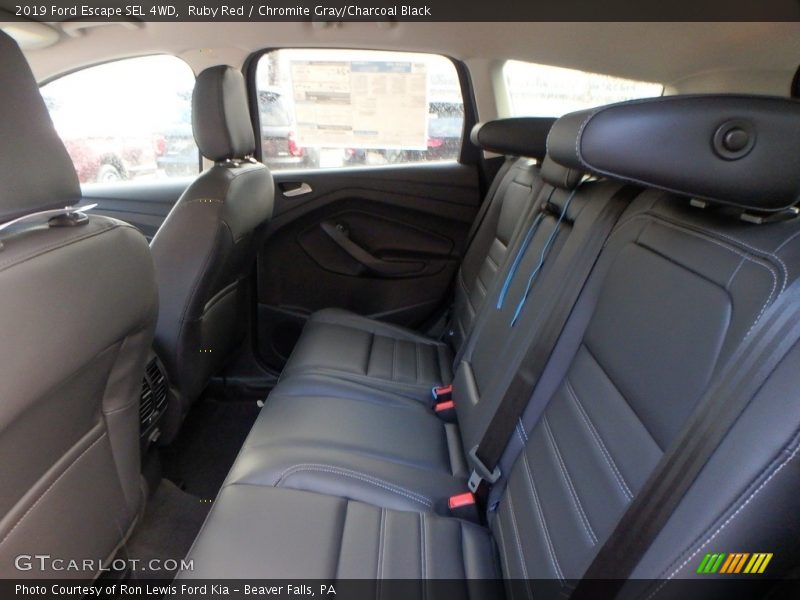 Ruby Red / Chromite Gray/Charcoal Black 2019 Ford Escape SEL 4WD