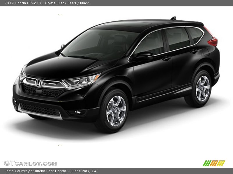 Crystal Black Pearl / Black 2019 Honda CR-V EX