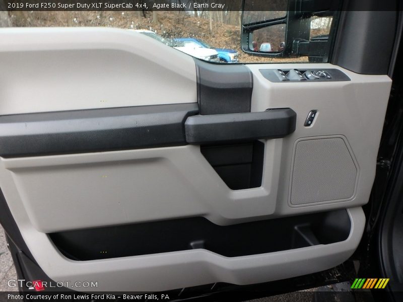 Agate Black / Earth Gray 2019 Ford F250 Super Duty XLT SuperCab 4x4
