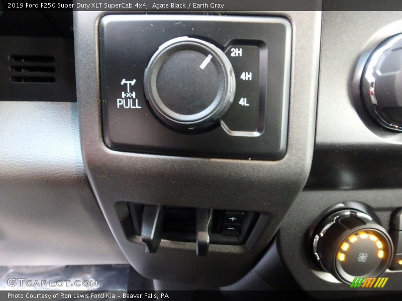 Agate Black / Earth Gray 2019 Ford F250 Super Duty XLT SuperCab 4x4