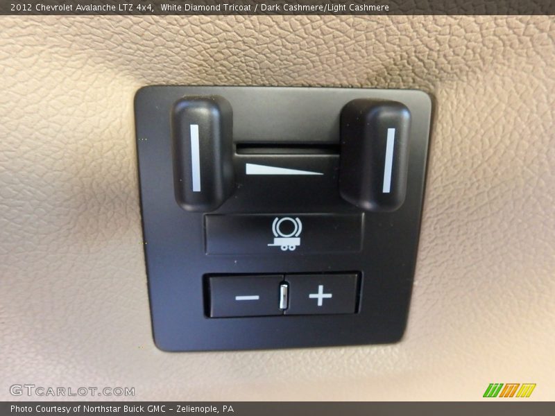 White Diamond Tricoat / Dark Cashmere/Light Cashmere 2012 Chevrolet Avalanche LTZ 4x4