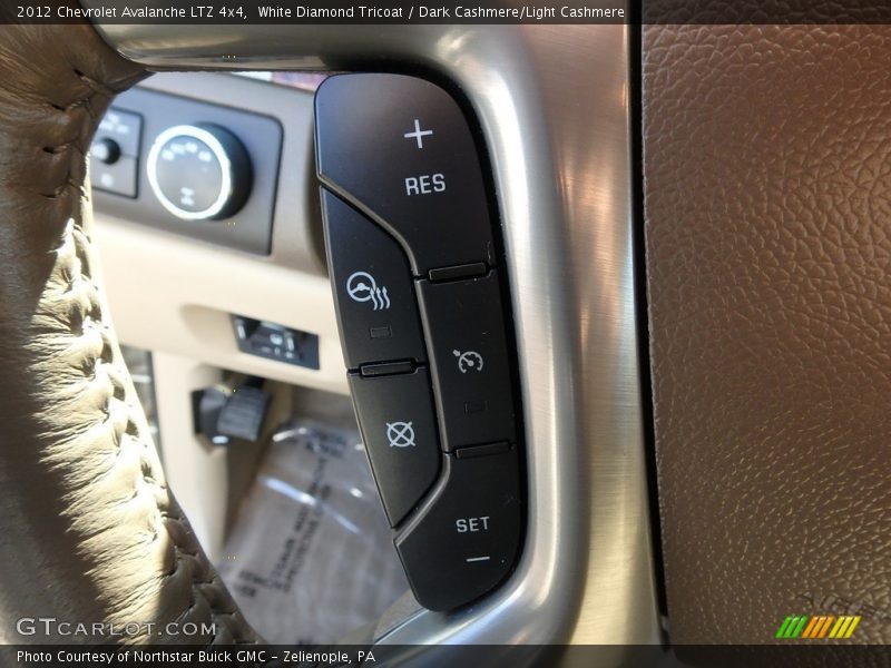 White Diamond Tricoat / Dark Cashmere/Light Cashmere 2012 Chevrolet Avalanche LTZ 4x4