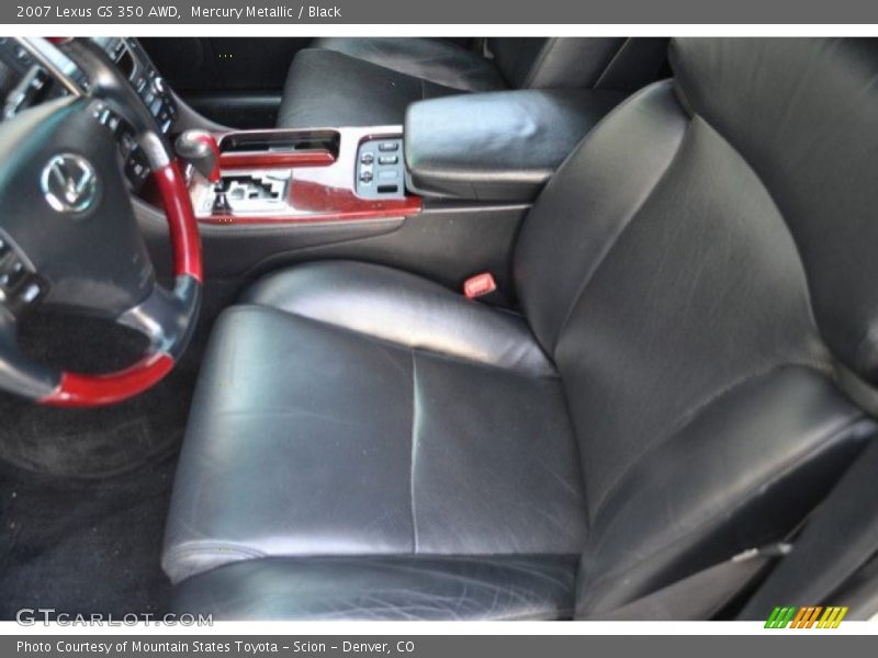 Mercury Metallic / Black 2007 Lexus GS 350 AWD