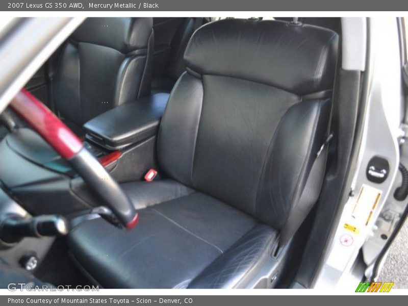 Mercury Metallic / Black 2007 Lexus GS 350 AWD