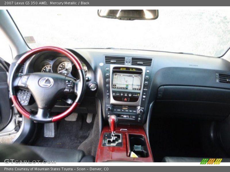 Mercury Metallic / Black 2007 Lexus GS 350 AWD
