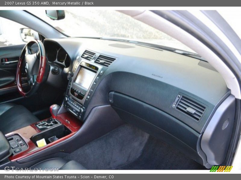 Mercury Metallic / Black 2007 Lexus GS 350 AWD