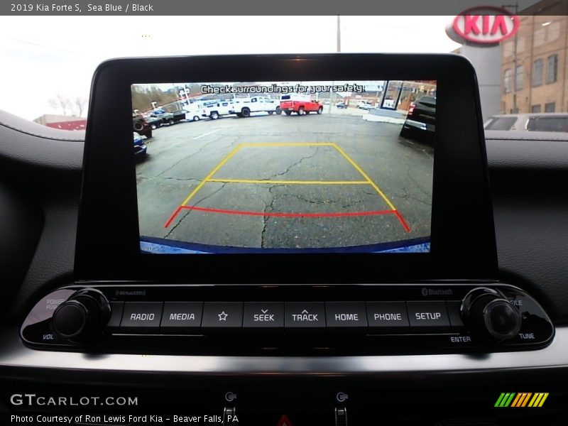 Sea Blue / Black 2019 Kia Forte S