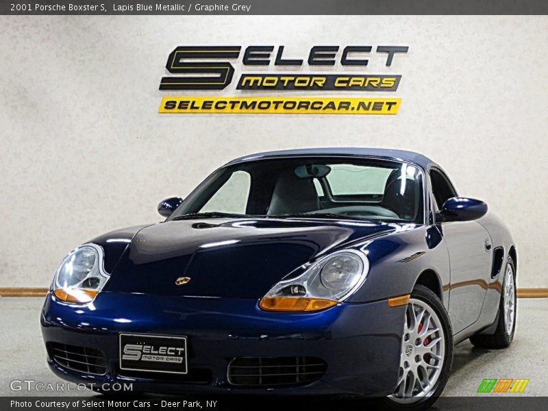 Lapis Blue Metallic / Graphite Grey 2001 Porsche Boxster S