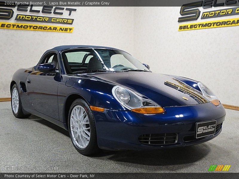 Lapis Blue Metallic / Graphite Grey 2001 Porsche Boxster S