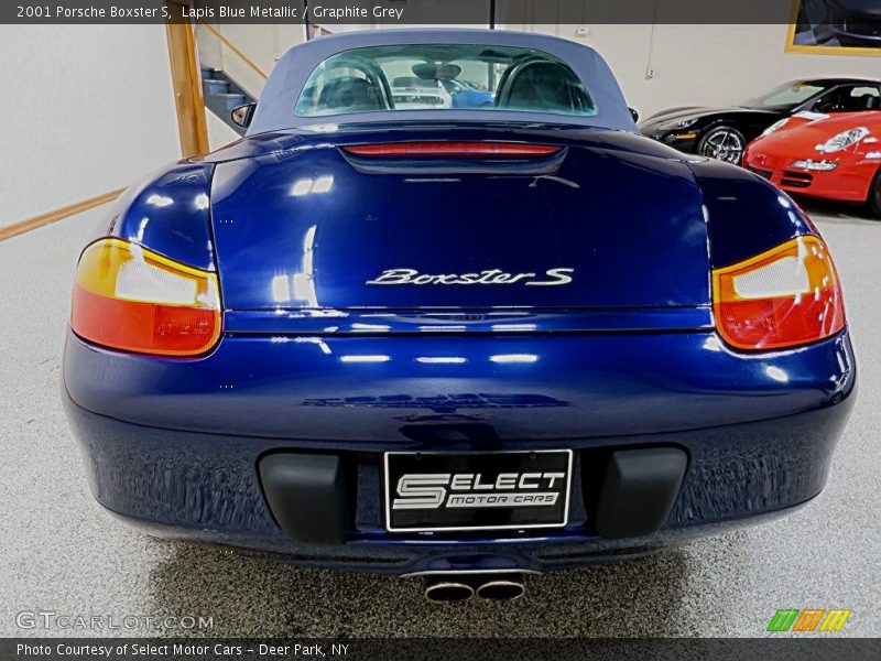 Lapis Blue Metallic / Graphite Grey 2001 Porsche Boxster S