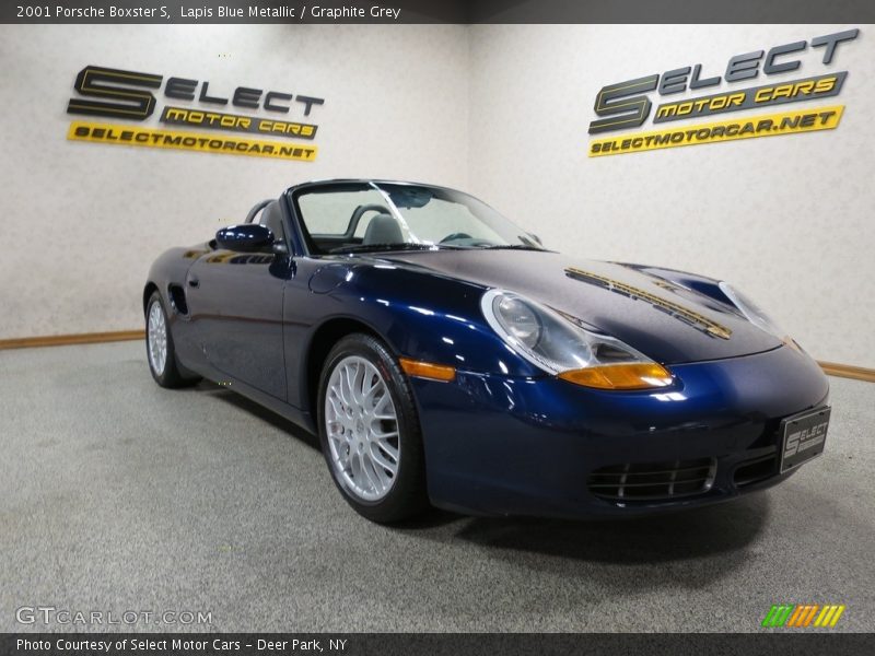 Lapis Blue Metallic / Graphite Grey 2001 Porsche Boxster S