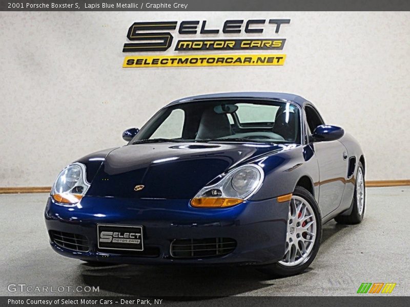 Lapis Blue Metallic / Graphite Grey 2001 Porsche Boxster S