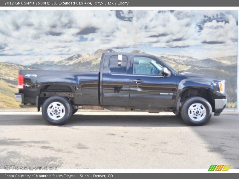 Onyx Black / Ebony 2012 GMC Sierra 2500HD SLE Extended Cab 4x4
