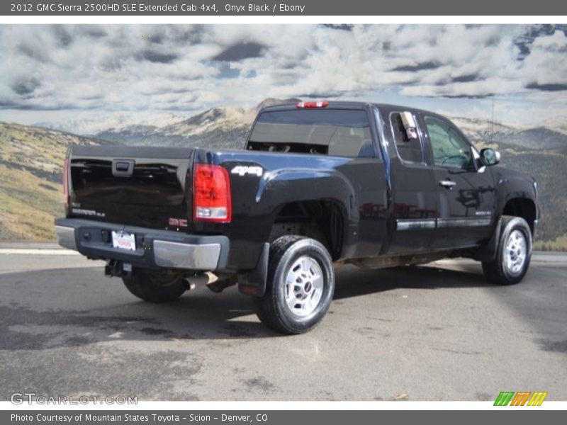 Onyx Black / Ebony 2012 GMC Sierra 2500HD SLE Extended Cab 4x4