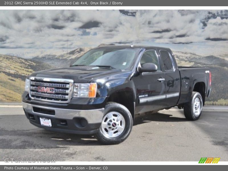 Onyx Black / Ebony 2012 GMC Sierra 2500HD SLE Extended Cab 4x4