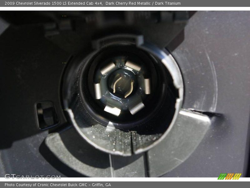 Dark Cherry Red Metallic / Dark Titanium 2009 Chevrolet Silverado 1500 LS Extended Cab 4x4