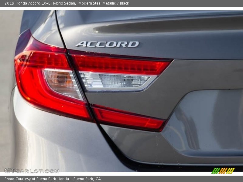 Modern Steel Metallic / Black 2019 Honda Accord EX-L Hybrid Sedan