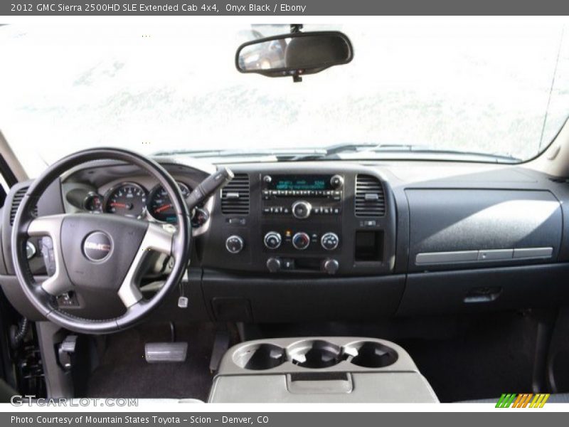 Onyx Black / Ebony 2012 GMC Sierra 2500HD SLE Extended Cab 4x4
