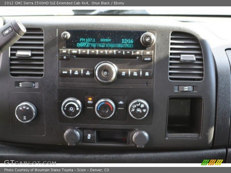 Onyx Black / Ebony 2012 GMC Sierra 2500HD SLE Extended Cab 4x4