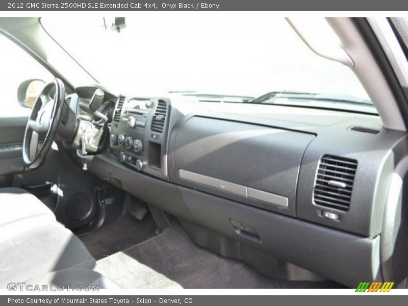Onyx Black / Ebony 2012 GMC Sierra 2500HD SLE Extended Cab 4x4
