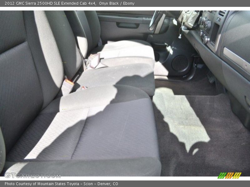 Onyx Black / Ebony 2012 GMC Sierra 2500HD SLE Extended Cab 4x4