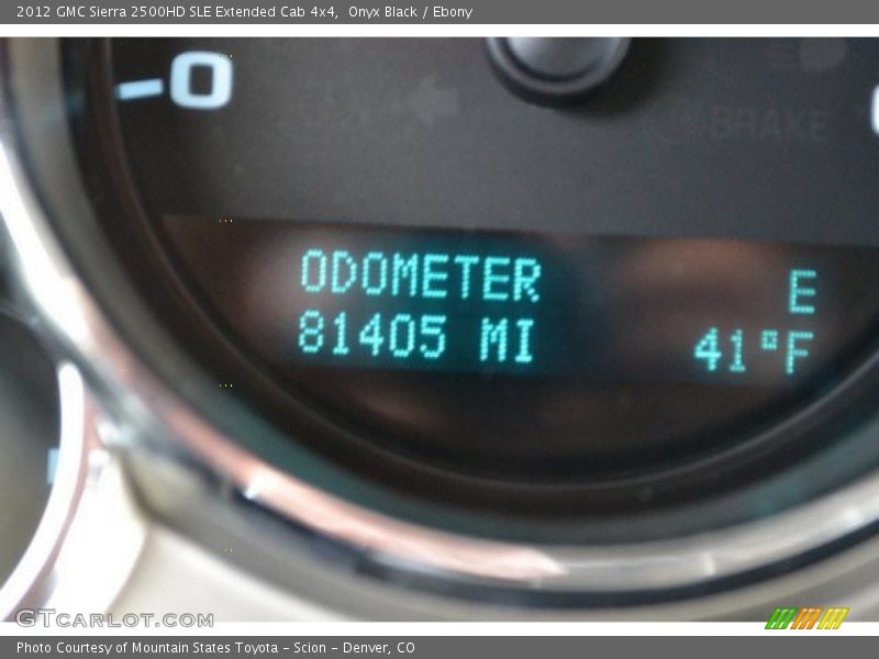 Onyx Black / Ebony 2012 GMC Sierra 2500HD SLE Extended Cab 4x4