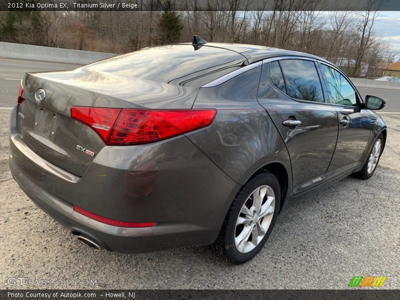 Titanium Silver / Beige 2012 Kia Optima EX