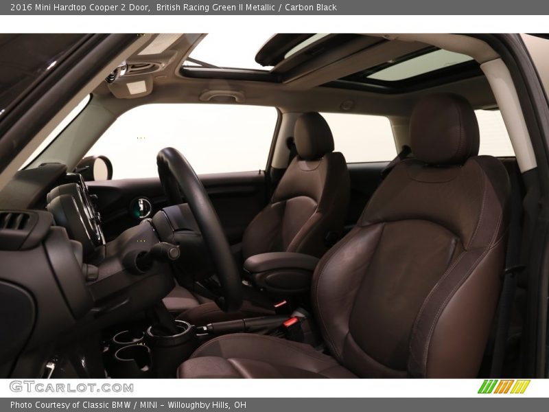 British Racing Green II Metallic / Carbon Black 2016 Mini Hardtop Cooper 2 Door