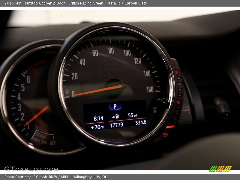 British Racing Green II Metallic / Carbon Black 2016 Mini Hardtop Cooper 2 Door