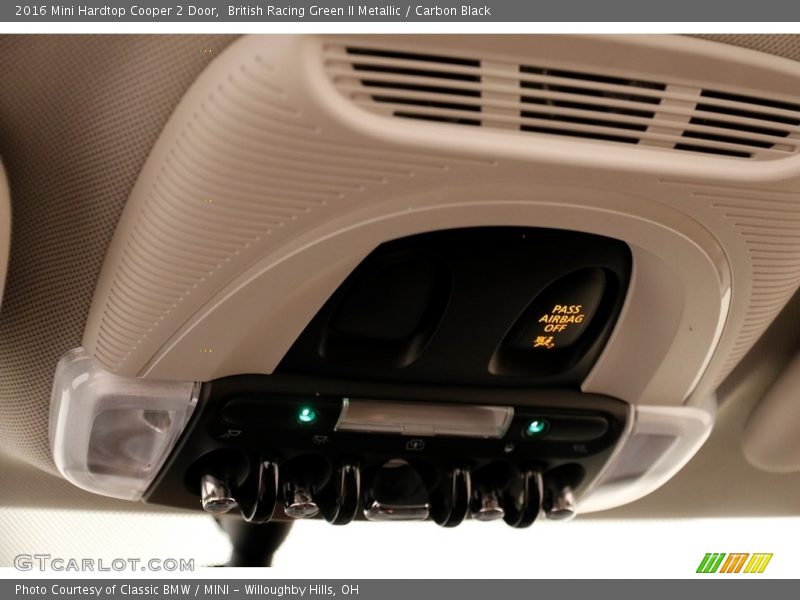 British Racing Green II Metallic / Carbon Black 2016 Mini Hardtop Cooper 2 Door